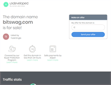 Tablet Screenshot of bitswag.com